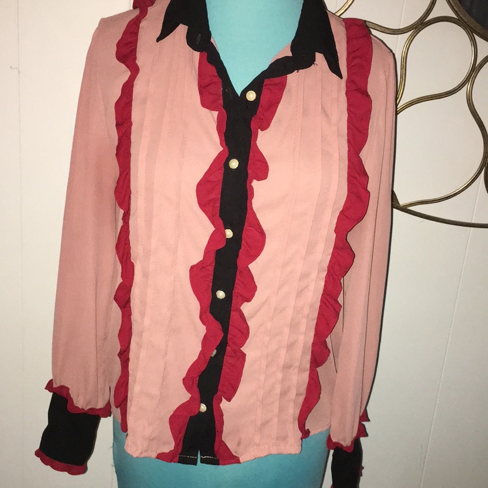 awesome retro inspired top Small nwot